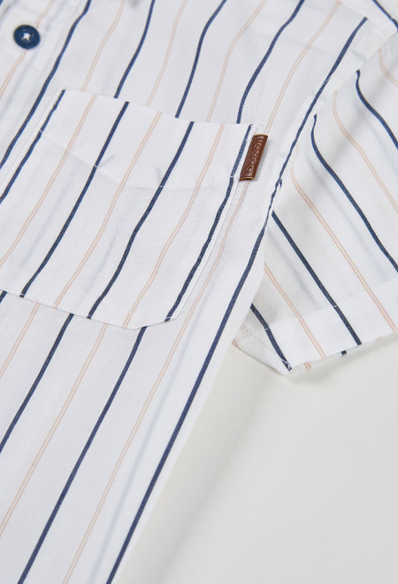 Camisa Riscas Menino Boboli