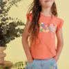 Calção Flores Menina Boboli