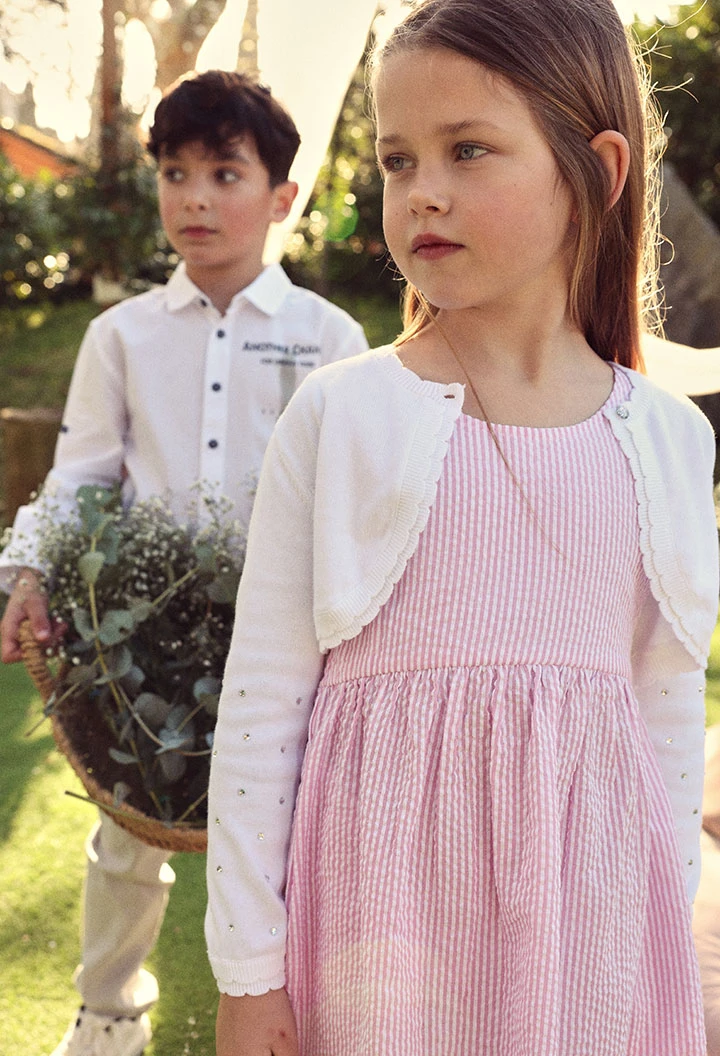 Bolero Malha Menina Boboli