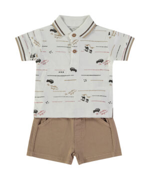Conjunto Calção Polo Menino