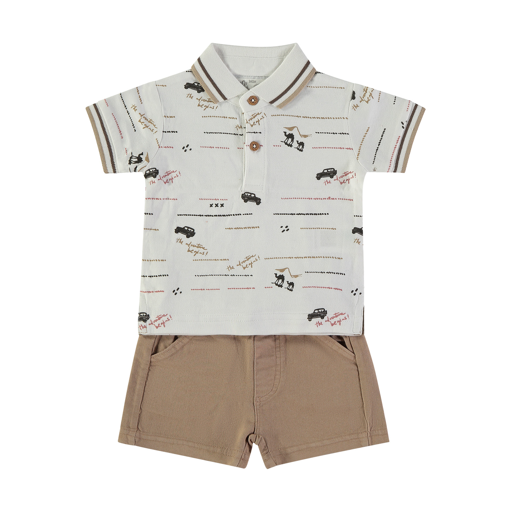 Conjunto Calção Polo Menino