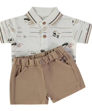 Conjunto Calção Polo Menino