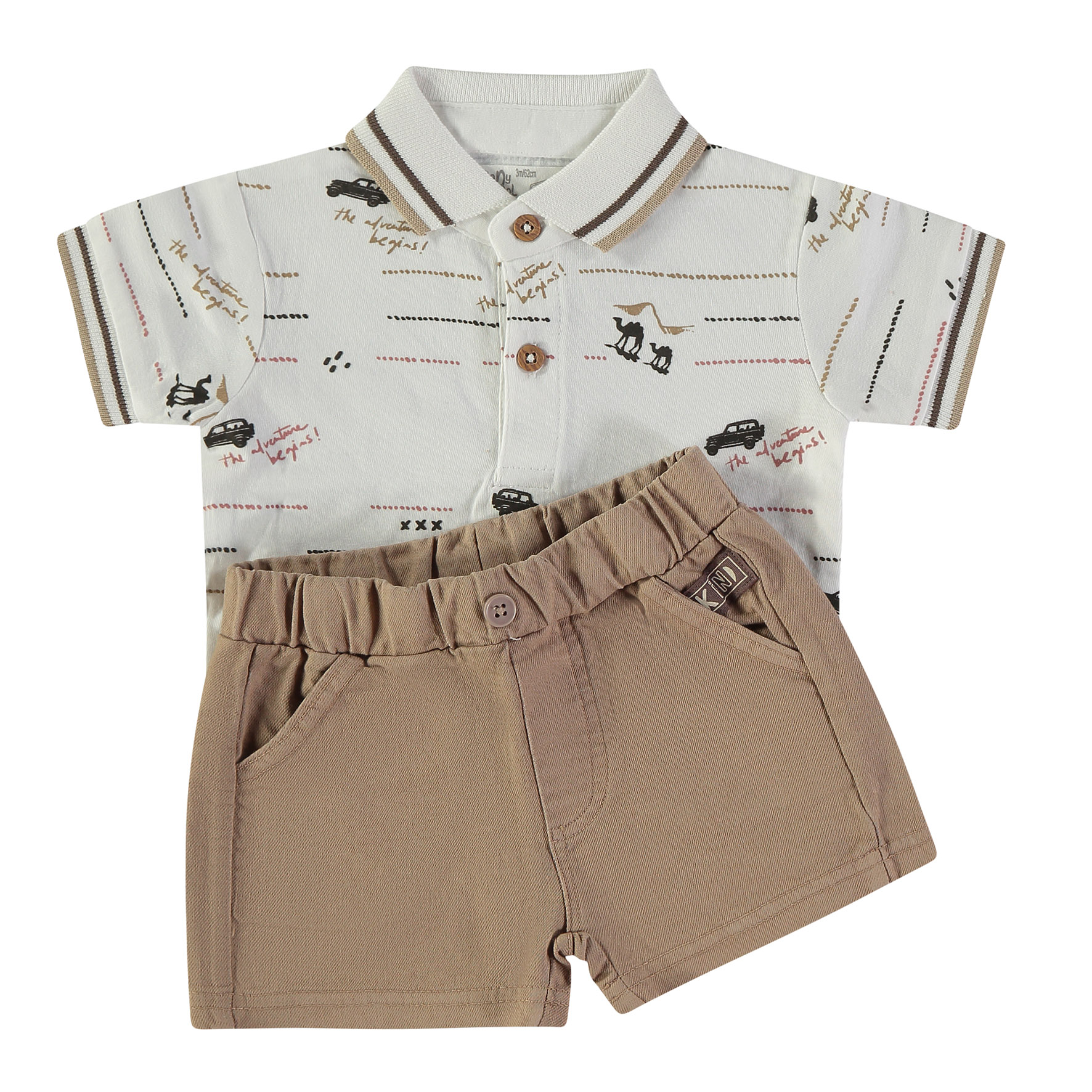 Conjunto Calção Polo Menino