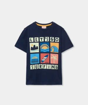 Tshirt Lets Go Menino