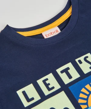 Tshirt Lets Go Menino