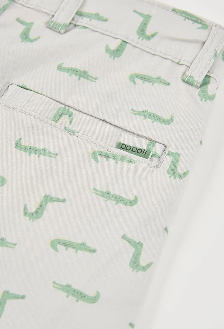 Calção Crocodilo Menino Boboli